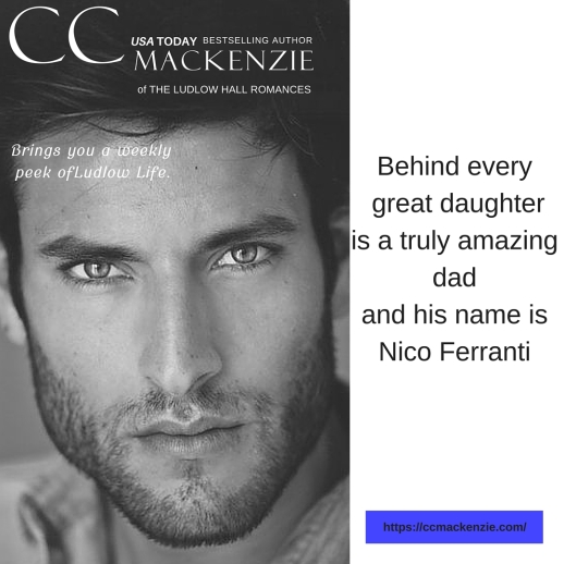 Behind every great daughteris a truly amazing dadand his name is Nico Ferranti